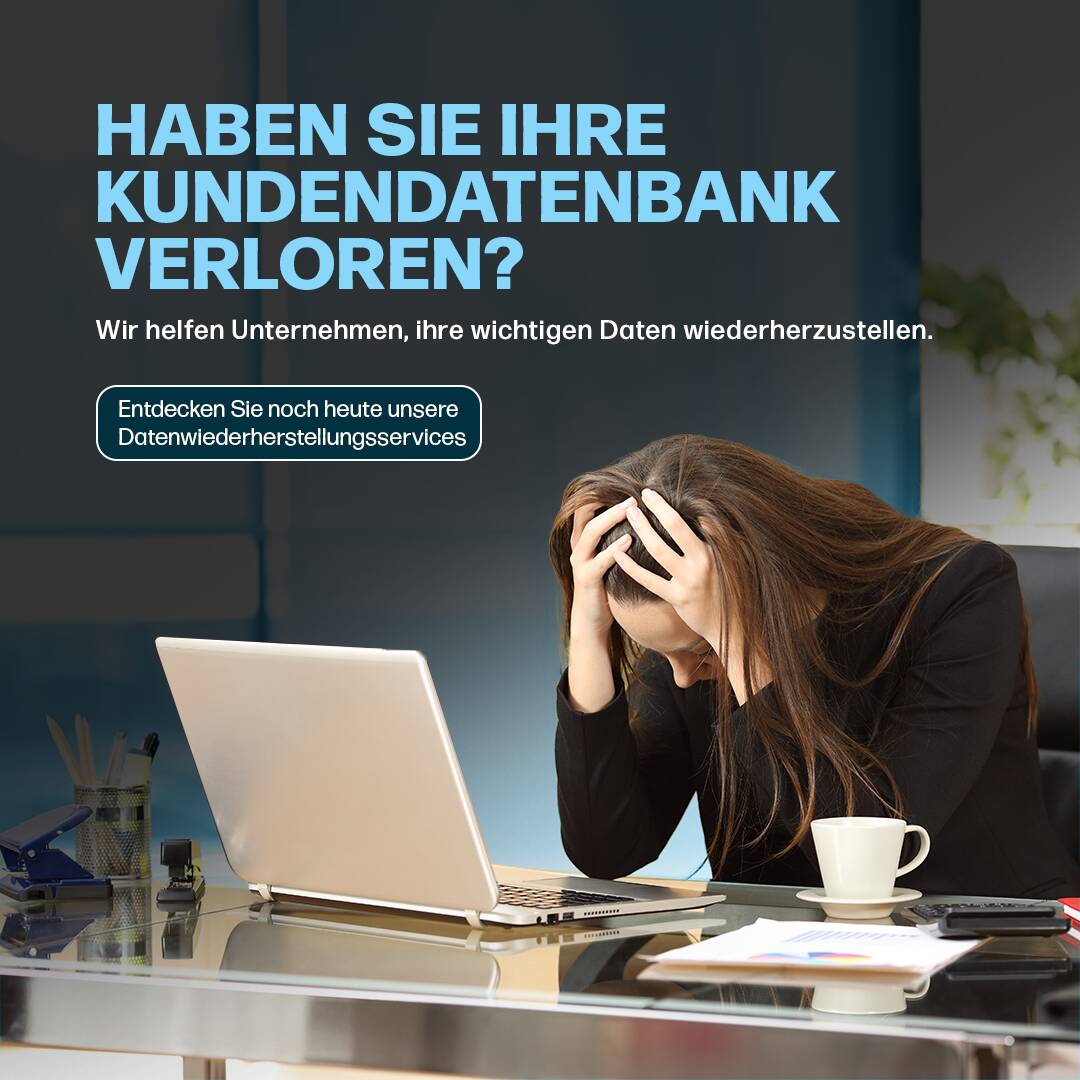 Datenrettung — professionelle Wiederherstellung verlorener Dateien